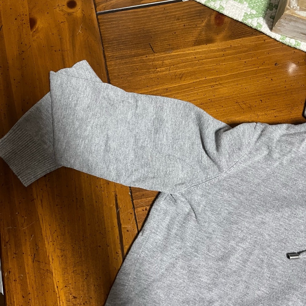 Fabletics Gray Hooded Jacket Pullover - image 3
